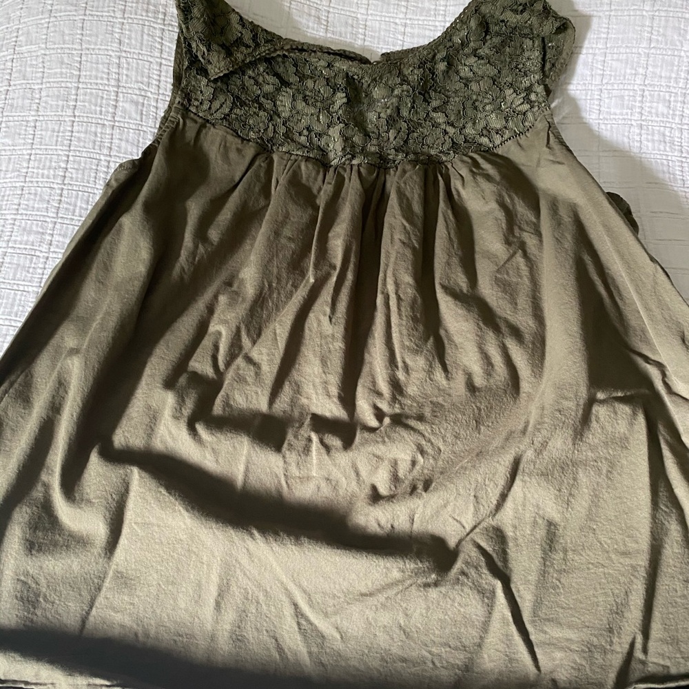 Lace top tank